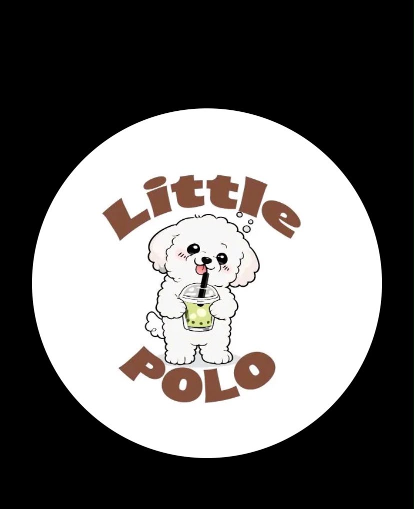Little Polo Café mascot logo